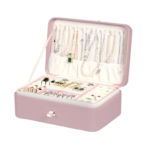 Schmuckaufbewahrungsbox, Reise-Schmuckschatulle | Reise-Etui Aufbewahrungsbox aus PU-Leder Schmuckschatulle – weiches Futter, tragbare Aufbewahrungsbox für Schmuckdisplay, kann Märchen Schmuckaufbewahrungsbox, Reise-Schmuckschatulle | Reise-Etui Aufbewahrungsbox aus PU-Leder Schmuckschatulle – weiches Futter, tragbare Aufbewahrungsbox für Schmuckdisplay, kann Märchen von Whnbuij