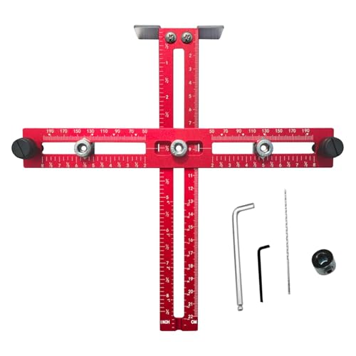 Schrankhardware-Modell, Schrankgriff-Installationsschablone | Verstellbare Locator Zuggriffführung aus Aluminium | Schnelle Installation der Holzbearbeitung für Küche, Sall Schrankhardware-Modell, Schrankgriff-Installationsschablone | Verstellbare Locator Zuggriffführung aus Aluminium | Schnelle Installation der Holzbearbeitung für Küche, Sall von Whnbuij
