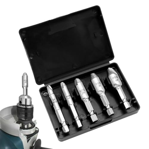 Schraubenausdreher-Set, beschädigte Schraubenausdreher zum Entfernen beschädigter Schrauben | 5-teiliges Werkzeug-Set zum Entfernen von gebrochenen Bolzen, Heimwerker-Zubehör, macht Schraubenausdreher-Set, beschädigte Schraubenausdreher zum Entfernen beschädigter Schrauben | 5-teiliges Werkzeug-Set zum Entfernen von gebrochenen Bolzen, Heimwerker-Zubehör, macht von Whnbuij
