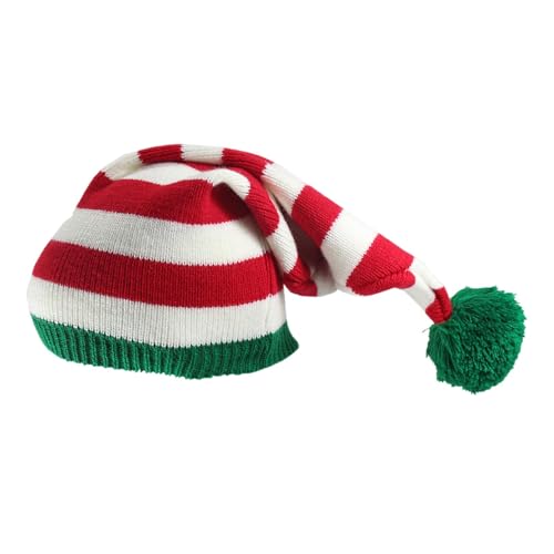 Strickmütze, Weihnachtsmannmütze, Weihnachtsmannmützen - Elastische Winter-Weihnachtsmütze - Bequeme Strickmütze, Bunte Wintermützen für Heiligabend, Strickmütze, Weihnachtsmannmütze, Weihnachtsmannmützen - Elastische Winter-Weihnachtsmütze - Bequeme Strickmütze, Bunte Wintermützen für Heiligabend, von Whnbuij