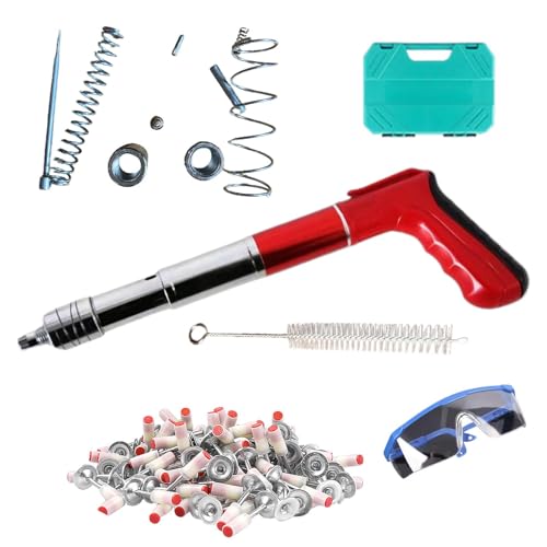 Tragbarer Druckluftnagler, Druckluftnagler, Betonmauernagler, Nagler für Nagelwände mit 100 Nägeln, 5-Gang-Nagelmaschine für Wände Tragbarer Druckluftnagler, Druckluftnagler, Betonmauernagler, Nagler für Nagelwände mit 100 Nägeln, 5-Gang-Nagelmaschine für Wände von Whnbuij