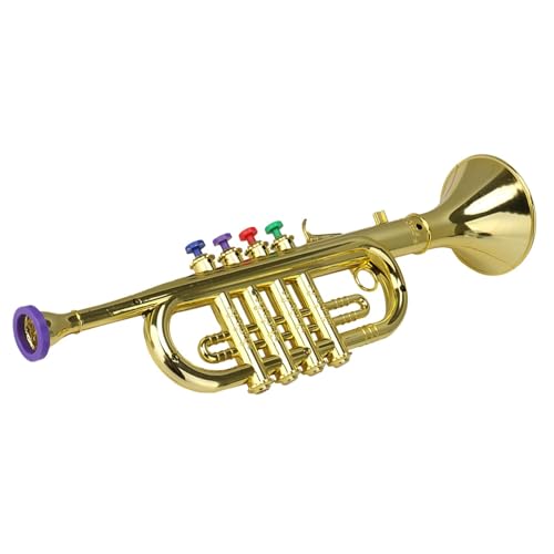 Trompete Spielzeug - Trompete Musikspielzeug für Kinder, Trompete Spielzeug für Kinder, | . Blasinstrumente für Kinder 37 x 10 x 9 cm mit 4 bunten Knöpfen, lauter Klang, Prim Spielzeug Trompete Spielzeug - Trompete Musikspielzeug für Kinder, Trompete Spielzeug für Kinder, | . Blasinstrumente für Kinder 37 x 10 x 9 cm mit 4 bunten Knöpfen, lauter Klang, Prim Spielzeug von Whnbuij