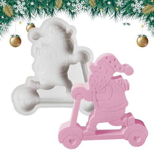 Weihnachtsharzform, Weihnachtsmann Silikonform, Seifenherstellung Mod für Weihnachtsdekorationen, Silikonform für Kunsthandwerk Niedliche Weihnachtsmannform für Epoxidharz, von Whnbuij