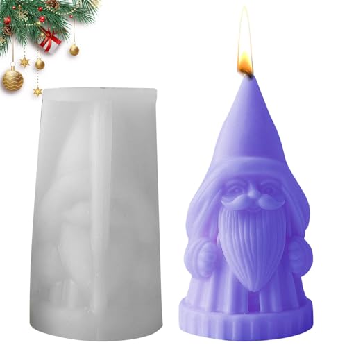 Weihnachtsmann-Form, Weihnachtsmann-Harzformen | Weihnachtsseifenform aus Silikon, Antihaft-Kerzenherstellungsformen, Aromatherapie-Kerzenherstellung, Handwerk für Aromatherapie-Kerzen, Seife von Whnbuij