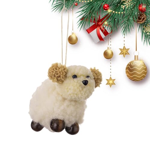 Weihnachtsornamente für Hunde – leichter Weihnachtsbaum, Ornamente aus Filz | niedliche Weihnachtsbäume, kreative Urlaubsornamente für Weihnachtsbaum, Autoinnenraum von Whnbuij
