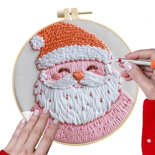 Weihnachtsstickerei-Sets für Erwachsene, Urlaubsstickerei-Set | Stickmuster-Nähornament für Erwachsene und praktische Stickerei, vielseitiger Stickrahmen, P Weihnachtsstickerei-Sets für Erwachsene, Urlaubsstickerei-Set | Stickmuster-Nähornament für Erwachsene und praktische Stickerei, vielseitiger Stickrahmen, P von Whnbuij