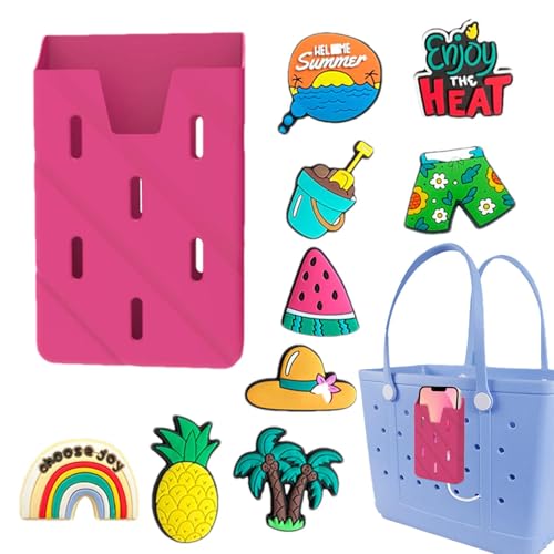Whnbuij Anhänger für Strandtaschen, Bogg Taschenanhänger - 10 Stück dekorative Kette für Bogg Taschen, abnehmbare Strandtasche Dekoration für st, Warmes Rosa., riferimento alla descrizione Whnbuij Anhänger für Strandtaschen, Bogg Taschenanhänger - 10 Stück dekorative Kette für Bogg Taschen, abnehmbare Strandtasche Dekoration für st, Warmes Rosa., riferimento alla descrizione von Whnbuij