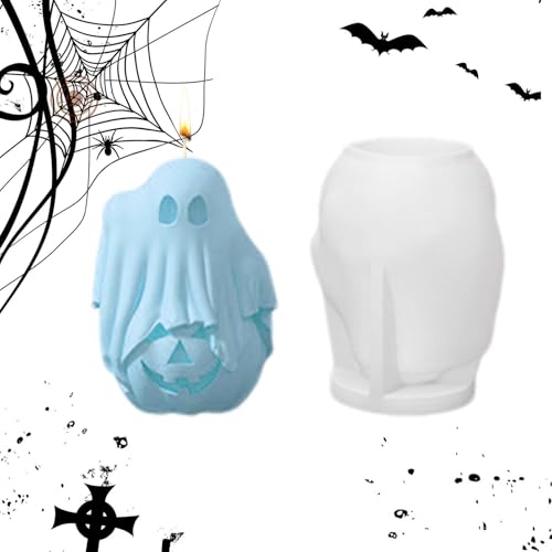 Whnbuij Halloween-Kerzenformen, Kürbis-Zombie-Gipsformen, Halloween-Kerzenformen, Silikonform für Epoxidharz, Kerze, handgefertigte Seife, Halloween-Dekoration Whnbuij Halloween-Kerzenformen, Kürbis-Zombie-Gipsformen, Halloween-Kerzenformen, Silikonform für Epoxidharz, Kerze, handgefertigte Seife, Halloween-Dekoration von Whnbuij