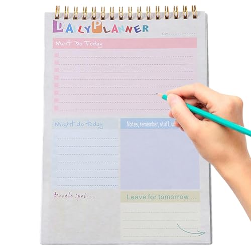 Whnbuij Monatliches Budget-Notizbuch – A5-Ausgaben-Tracking-Organizer, Spiralbindung, Finanzplaner-Notizblock, undatiertes Budgeting-Tagebuch zur Geldkontrolle von Whnbuij