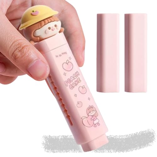 Whnbuij Radiergummi, Zubehör mit Hülle und Nachfüllung, erweiterbarer Radiergummi, Push-Pull Clean für Schule, Studenten, Schreibwaren, Partygeschenke Whnbuij Radiergummi, Zubehör mit Hülle und Nachfüllung, erweiterbarer Radiergummi, Push-Pull Clean für Schule, Studenten, Schreibwaren, Partygeschenke von Whnbuij