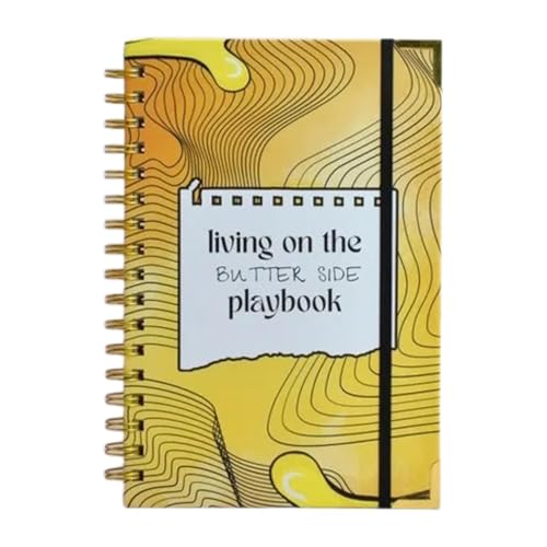 Whnbuij Spiral-Tagebuch, Butter-Seiten-Notizbuch, tragbares Gesundheitswesen-Notizbuch, Tagebuch, Notizblock mit Stimmungs-Tracker für Damen und Herren von Whnbuij