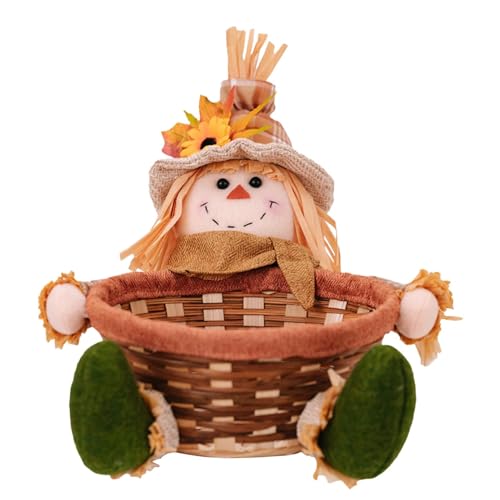 Whnbuij Tischscheuche für den – aus Plüsch, sitzende Vogelscheuche, Sonnenblume, Ernte im | Handgefertigte -Regalfigur inkl Whnbuij Tischscheuche für den – aus Plüsch, sitzende Vogelscheuche, Sonnenblume, Ernte im | Handgefertigte -Regalfigur inkl von Whnbuij