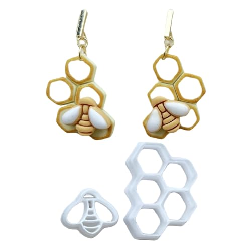 Whnbuij Tonschneiderformen Schmuck, dreidimensionaler -Design-Stempel – Pressform, Tonform, Kunsthandwerk Werkzeuge für Ohrringherstellung Whnbuij Tonschneiderformen Schmuck, dreidimensionaler -Design-Stempel – Pressform, Tonform, Kunsthandwerk Werkzeuge für Ohrringherstellung von Whnbuij