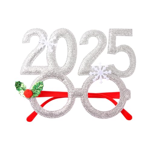 Whnbuij Weihnachts-Partygläser, Weihnachtsdeko Gläser 2025 | 2025 Brillengestell-Dekoration | Für schöne und entzückende Kleidung für Fotoshootings, Weihnachtsdekorationen, fe von Whnbuij