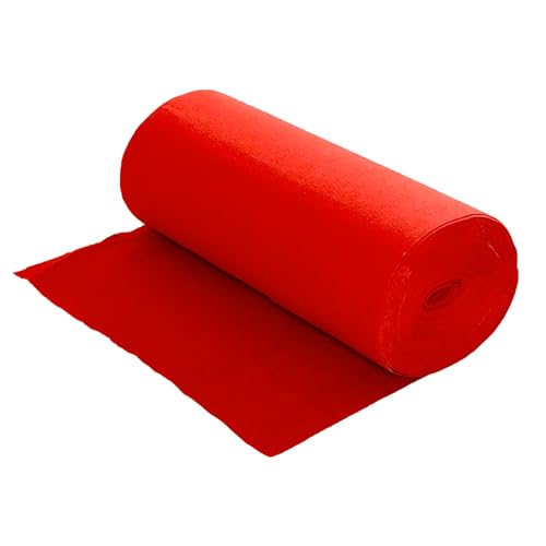 Roter Teppich-Gangläufer, 10m, 20m, 30m, 50m, Hochzeits-Gangläufer-Matte, verschleißfeste Braut-Laufsteg-Teppiche für Partys, Veranstaltungen, Hochzeiten und Zeremonien, Einweg-Teppich, zuschneidbar ( Roter Teppich-Gangläufer, 10m, 20m, 30m, 50m, Hochzeits-Gangläufer-Matte, verschleißfeste Braut-Laufsteg-Teppiche für Partys, Veranstaltungen, Hochzeiten und Zeremonien, Einweg-Teppich, zuschneidbar ( von Whnoorher
