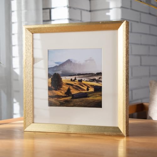 Whoiy Bilderrahmen Holz 25x25 Wandbehang Fotorahmen Gold Quadratisch Vertikal & Horizontal, Hochzeit Weihnachten Geburtstag Geschenk Whoiy Bilderrahmen Holz 25x25 Wandbehang Fotorahmen Gold Quadratisch Vertikal & Horizontal, Hochzeit Weihnachten Geburtstag Geschenk von Whoiy