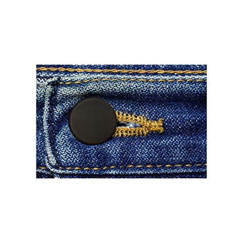 Knopfabdeckungen verhindern Hemdlöcher (12er-Pack, schwarz und transparent) von WhollyCoveredButtons