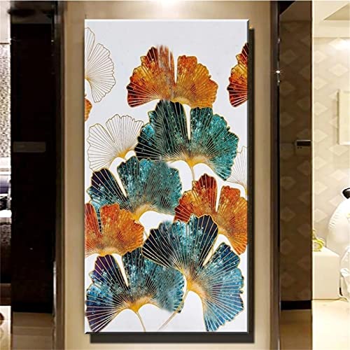 5D Diamant Painting Bilder Ginkgo Biloba, Diamond Painting Kinder, leinwand Groß, 30x60cm Malen nach Zahlen Erwachsene, DIY Daiments Painting mit Diamond Painting Zubehör, Wohnzimmer Dekoration 5D Diamant Painting Bilder Ginkgo Biloba, Diamond Painting Kinder, leinwand Groß, 30x60cm Malen nach Zahlen Erwachsene, DIY Daiments Painting mit Diamond Painting Zubehör, Wohnzimmer Dekoration von Whoonng