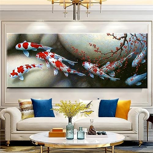 5D Diamond Painting Set für Erwachsene,Diamant Painting Bilder Abstrakter Fisch,DIY Malen nach Zahlen Mosaik Bastelset Kinder Anfänger,mit Diamond Painting Zubehör,für Home Decor 50x100cm WS-723 5D Diamond Painting Set für Erwachsene,Diamant Painting Bilder Abstrakter Fisch,DIY Malen nach Zahlen Mosaik Bastelset Kinder Anfänger,mit Diamond Painting Zubehör,für Home Decor 50x100cm WS-723 von Whoonng