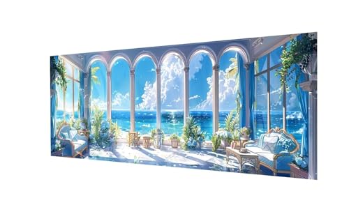 Diamand Painting Stern, 5D DIY Diamond Painting Erwachsene Groß XXL 90x30cm, Diamant Painting Bilder Ozean Diamond-Painting, mit Diamond Painting Zubehör, für Weihnachts Zuhause Deko, Geschenk Ws-120 von Whoonng