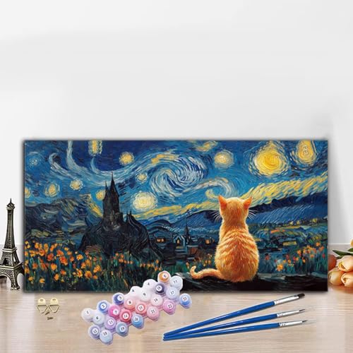 Malen Nach Zahlen Erwachsene Abstrakt Malen Nach Zahlen XXL 100x200cm Paint by Numbers Katze Bild DIY Set Erwachsene Basteln, Adults Kreativ Set für Zimmer Deko, Herbstdeko, Weihnachtsdeko G8-796 Malen Nach Zahlen Erwachsene Abstrakt Malen Nach Zahlen XXL 100x200cm Paint by Numbers Katze Bild DIY Set Erwachsene Basteln, Adults Kreativ Set für Zimmer Deko, Herbstdeko, Weihnachtsdeko G8-796 von Whoonng