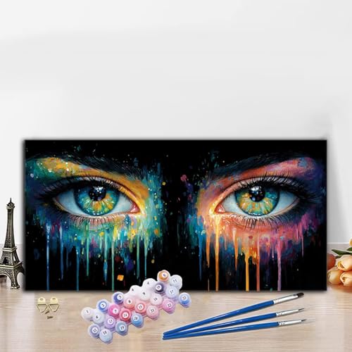 Malen Nach Zahlen Erwachsene Abstrakt Malen Nach Zahlen XXL 60x120CM Paint by Numbers Auge Bild DIY Set Erwachsene Basteln, Adults Kreativ Set für Deko Schlafzimmer, Herbstdeko, Weihnachtsdeko G8-456 Malen Nach Zahlen Erwachsene Abstrakt Malen Nach Zahlen XXL 60x120CM Paint by Numbers Auge Bild DIY Set Erwachsene Basteln, Adults Kreativ Set für Deko Schlafzimmer, Herbstdeko, Weihnachtsdeko G8-456 von Whoonng