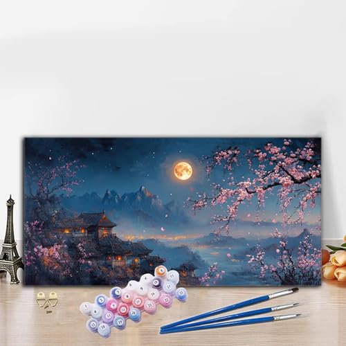 Malen Nach Zahlen Erwachsene Berg Malen Nach Zahlen XXL 100x200cm Paint by Numbers Mond Bild DIY Set Erwachsene Basteln, Adults Kreativ Set für Deko Schlafzimmer, Herbstdeko, Weihnachtsdeko G8-832 Malen Nach Zahlen Erwachsene Berg Malen Nach Zahlen XXL 100x200cm Paint by Numbers Mond Bild DIY Set Erwachsene Basteln, Adults Kreativ Set für Deko Schlafzimmer, Herbstdeko, Weihnachtsdeko G8-832 von Whoonng