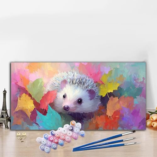 Malen Nach Zahlen Erwachsene Igel Malen Nach Zahlen XXL 50x100CM Paint by Numbers Tier Bild DIY Set Erwachsene Basteln, Adults Kreativ Set für Deko Schlafzimmer, Herbstdeko, Weihnachtsdeko G8-798 Malen Nach Zahlen Erwachsene Igel Malen Nach Zahlen XXL 50x100CM Paint by Numbers Tier Bild DIY Set Erwachsene Basteln, Adults Kreativ Set für Deko Schlafzimmer, Herbstdeko, Weihnachtsdeko G8-798 von Whoonng