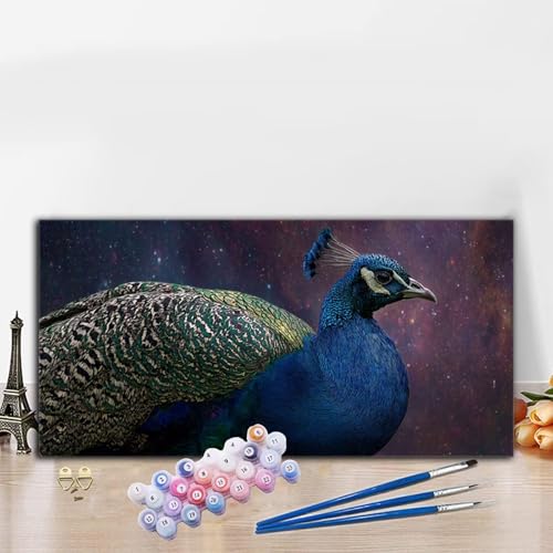 Malen Nach Zahlen Erwachsene Phönix Malen Nach Zahlen XXL 70x140 cm Paint by Numbers Karikatur Bild DIY Set Erwachsene Basteln, Adults Kreativ Set für Zimmer Deko, Herbstdeko, Weihnachtsdeko G8-662 von Whoonng