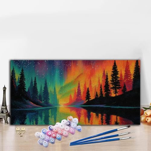 Malen Nach Zahlen Erwachsene Weihnachten Malen Nach Zahlen XXL 40x90 cm Paint by Numbers Orange Farbe Bild DIY Set Erwachsene Basteln, Adults Kreativ Set für Deko Schlafzimmer, Weihnachtsdeko G8-830 Malen Nach Zahlen Erwachsene Weihnachten Malen Nach Zahlen XXL 40x90 cm Paint by Numbers Orange Farbe Bild DIY Set Erwachsene Basteln, Adults Kreativ Set für Deko Schlafzimmer, Weihnachtsdeko G8-830 von Whoonng