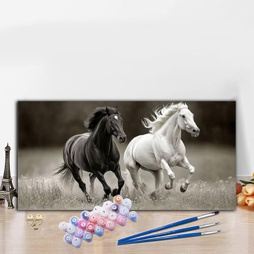 Malen Nach Zahlen Erwachsene Wiese Malen Nach Zahlen XXL 60x120cm Paint by Numbers Pferde Bild DIY Set Erwachsene Basteln, Adults Kreativ Set für Deko Schlafzimmer, Herbstdeko, Weihnachtsdeko G8-874 Malen Nach Zahlen Erwachsene Wiese Malen Nach Zahlen XXL 60x120cm Paint by Numbers Pferde Bild DIY Set Erwachsene Basteln, Adults Kreativ Set für Deko Schlafzimmer, Herbstdeko, Weihnachtsdeko G8-874 von Whoonng