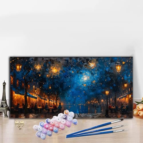 Malen Nach Zahlen Landschaft, Malen Nach Zahlen Erwachsene Stadt Paint by Numbers Handgemalt Ölgemälde Kit für Anfänger mit Pinseln und Acrylfarben, Deko Wohnzimmer,Geschenke für Frauen 100x200cm G8-1 Malen Nach Zahlen Landschaft, Malen Nach Zahlen Erwachsene Stadt Paint by Numbers Handgemalt Ölgemälde Kit für Anfänger mit Pinseln und Acrylfarben, Deko Wohnzimmer,Geschenke für Frauen 100x200cm G8-1 von Whoonng