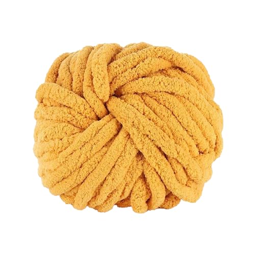 Chenille-Garn, 2,5 m, weiches Chenille-Garn, zum Weben, Basteln, Häkeln, Zubehör für Schals, Babykleidung, Wurfkissen, Korb, Haustierbett, Decke von Whrcy