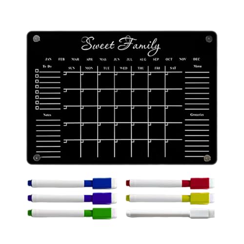 Magnetischer Wochenplaner Kalender Für Kühlschrank - Planer Wiederbeschreibbar Notizblock,Whiteboard Für Kühlschrank, Küche & Zuhause Magnetischer Wochenplaner Kalender Für Kühlschrank - Planer Wiederbeschreibbar Notizblock,Whiteboard Für Kühlschrank, Küche & Zuhause von Whrcy