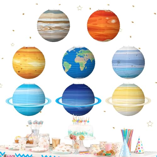 Planeten-Dekoration, 8-teilig, aufblasbare Planeten, 30,5 cm – bunte -Themenlaterne für Schule, Wissenschaft, Klassenzimmer, Decke, Zimmer, Geburtstag Planeten-Dekoration, 8-teilig, aufblasbare Planeten, 30,5 cm – bunte -Themenlaterne für Schule, Wissenschaft, Klassenzimmer, Decke, Zimmer, Geburtstag von Whrcy