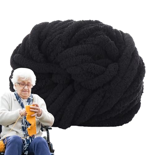 Plüschgarn, 2,5 m dicke, grobe Garne, Webzubehör, Häkeln, Handwerk für Korb, Schal, Mütze, Wurfkissen, Haustierbett, Decke von Whrcy