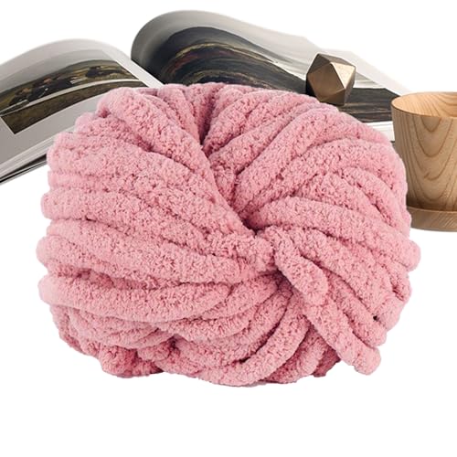 Plüschgarn, 2,5 m dicke, grobe Garne, Webzubehör, Häkeln, Handwerk für Korb, Schal, Mütze, Wurfkissen, Haustierbett, Decke von Whrcy