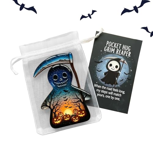 Whrcy Bestätigende Halloween Taschenkarten | Taschen Ermutigungskarte - Inspirierende Halloween Geschenkidee mit Sensenmann für Erwachsene Kinder Jugendliche Kollegen Büro Wartezimmer Whrcy Bestätigende Halloween Taschenkarten | Taschen Ermutigungskarte - Inspirierende Halloween Geschenkidee mit Sensenmann für Erwachsene Kinder Jugendliche Kollegen Büro Wartezimmer von Whrcy