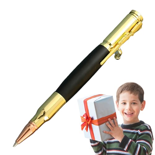 Whrcy Bolt-Action-Kugelschreiber, Bolt-Action-Stift,Tragbarer, kreativer, Cooler Stift für Unterschriften - Robuster Kugelschreiber, leichtes Schreibtischzubehör und Schulbedarf, Signaturstift Whrcy Bolt-Action-Kugelschreiber, Bolt-Action-Stift,Tragbarer, kreativer, Cooler Stift für Unterschriften - Robuster Kugelschreiber, leichtes Schreibtischzubehör und Schulbedarf, Signaturstift von Whrcy
