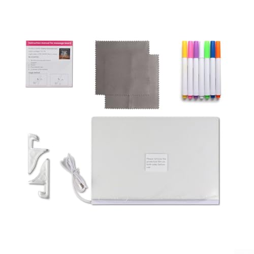 Beleuchtetes Acryl-Zeichenbrett für Zuhause, Büro oder Klassenzimmer, leicht zu reinigen von Whychstore