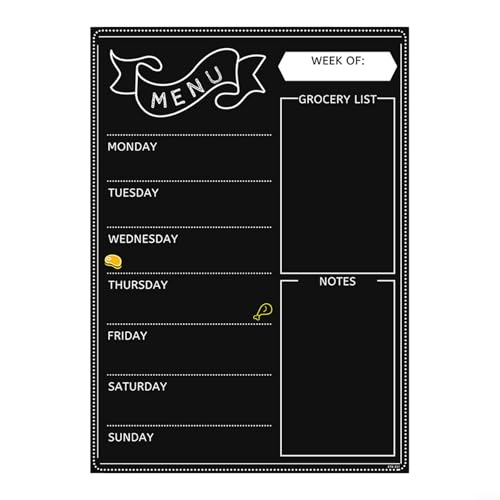 Magnetisches Whiteboard, Menübrett, voraus, trocken abwischbar, Kühlschrankkalender, 30 x 42 cm von Whychstore