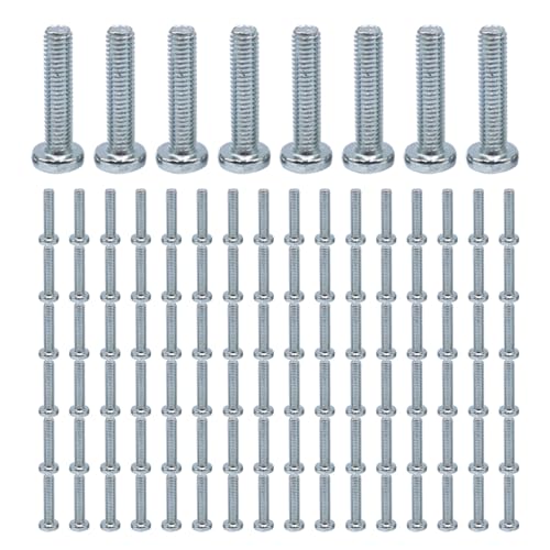 Bolzen, M6x20mm Bolzen 100pcs Kohlenstoffstahl Vollgewinde mit Kreuzkopfersatz für Möbel, Automobile, Elektronik Bolzen, M6x20mm Bolzen 100pcs Kohlenstoffstahl Vollgewinde mit Kreuzkopfersatz für Möbel, Automobile, Elektronik von Whyzsjnclg