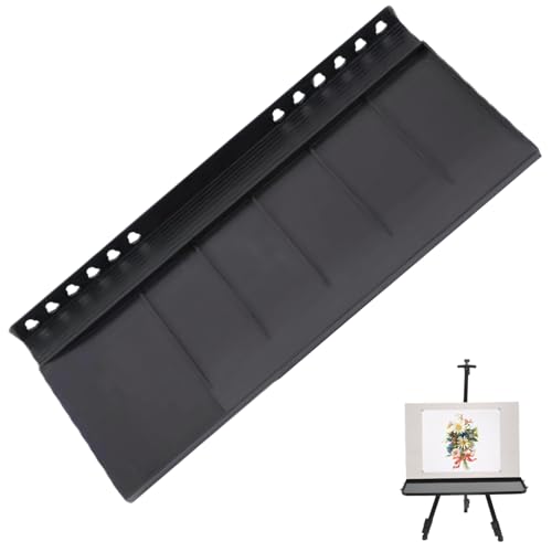 Malen von Staffelei, Gemälde Staffelei -Tablettregal, 13, 2x5.9 Plastikfarben Aufbewahrungsfach, einfach abnehmbar für Lagerpalenpigment zu installieren Malen von Staffelei, Gemälde Staffelei -Tablettregal, 13, 2x5.9 Plastikfarben Aufbewahrungsfach, einfach abnehmbar für Lagerpalenpigment zu installieren von Whyzsjnclg
