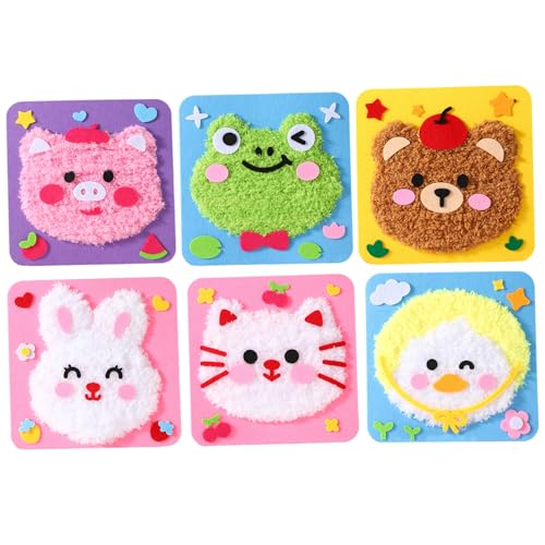 Nähkits für Kinder 8-12, Nähkit für Kinder, Filz Cartoon Animal Kit, Bildung für Jungen und Mädchen Geburtstagsgeschenk Nähkits für Kinder 8-12, Nähkit für Kinder, Filz Cartoon Animal Kit, Bildung für Jungen und Mädchen Geburtstagsgeschenk von Whyzsjnclg