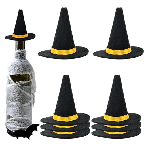 Whyzsjnclg Hexenhut, Mini Witch Hut, 8pcs 2, 8 x 2, 4 Zoll Filzkuchen -Topper, Weinflaschendekor für Partybevorzugt DIY Accessoires Handwerkshandwerk Whyzsjnclg Hexenhut, Mini Witch Hut, 8pcs 2, 8 x 2, 4 Zoll Filzkuchen -Topper, Weinflaschendekor für Partybevorzugt DIY Accessoires Handwerkshandwerk von Whyzsjnclg