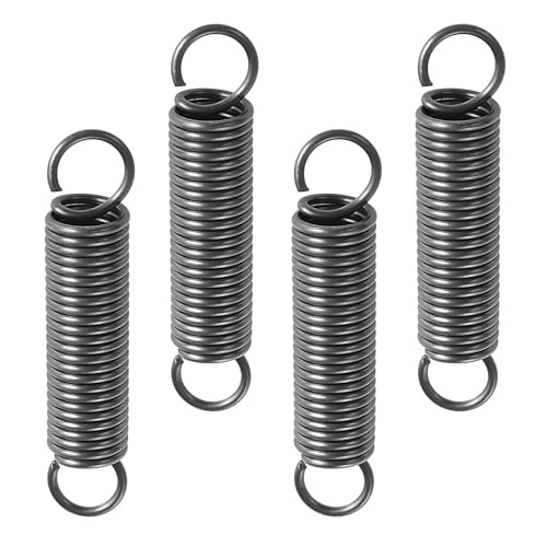 WiMas Druckfeder Zugfedern Kleine Doppelhaken Zugfeder DIY Zug- und Druckfedern Ersatz Komprimierter Federdraht für Möbelpflege Mechanische Wartung Produktion Montage (4PCS, 2.5*20*100mm) von WiMas