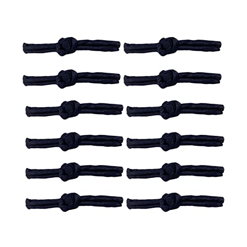 WiYould 10 Paar chinesische Knoten zum Annähen von Knöpfen, Verschlussknoten, Knöpfe für Cheongsam, Tang, Anzug, Schal, Strickjacke, Pullover, Mantel, Kostüme, Outfit zum Nähen (Schwarz, 1z) von WiYould