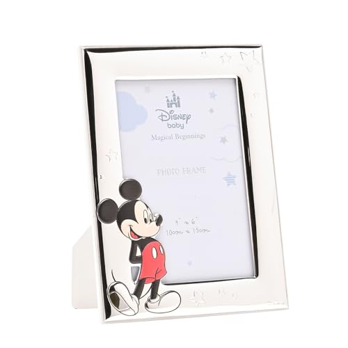 Disney – Micky Maus – echt versilberter Bilderrahmen für Einzelbilder, hergestellt in Italien, offizielles Lizenzprodukt, selbststehende Holzrückseite – frühe Jahre, Erwachsene, Kinderzimmer, Kinder. Disney – Micky Maus – echt versilberter Bilderrahmen für Einzelbilder, hergestellt in Italien, offizielles Lizenzprodukt, selbststehende Holzrückseite – frühe Jahre, Erwachsene, Kinderzimmer, Kinder. von Widdop and Co