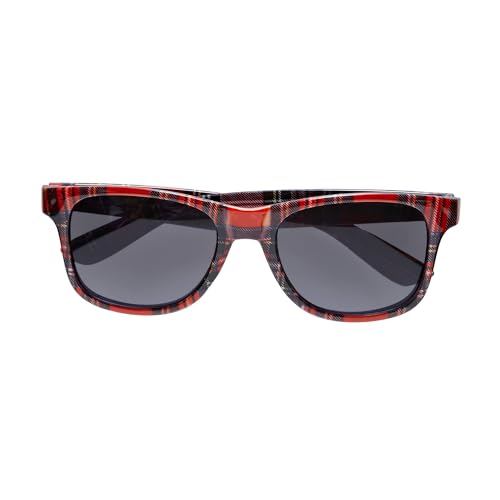 Widmann 0339G - Brille Tartan, rot, Sonnenbrille, Karneval, Mottoparty von WIDMANN