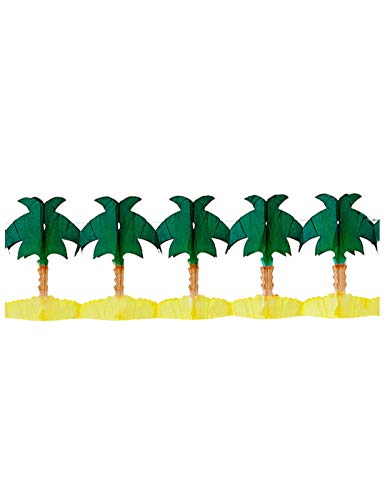 W WIDMANN MILANO Party Fashion 95737 - Girlande Palme, 4 m, schwer entflammbar, Dekoration, Raumdekoration, Beachparty, Mottoparty, Karneval von W WIDMANN MILANO Party Fashion